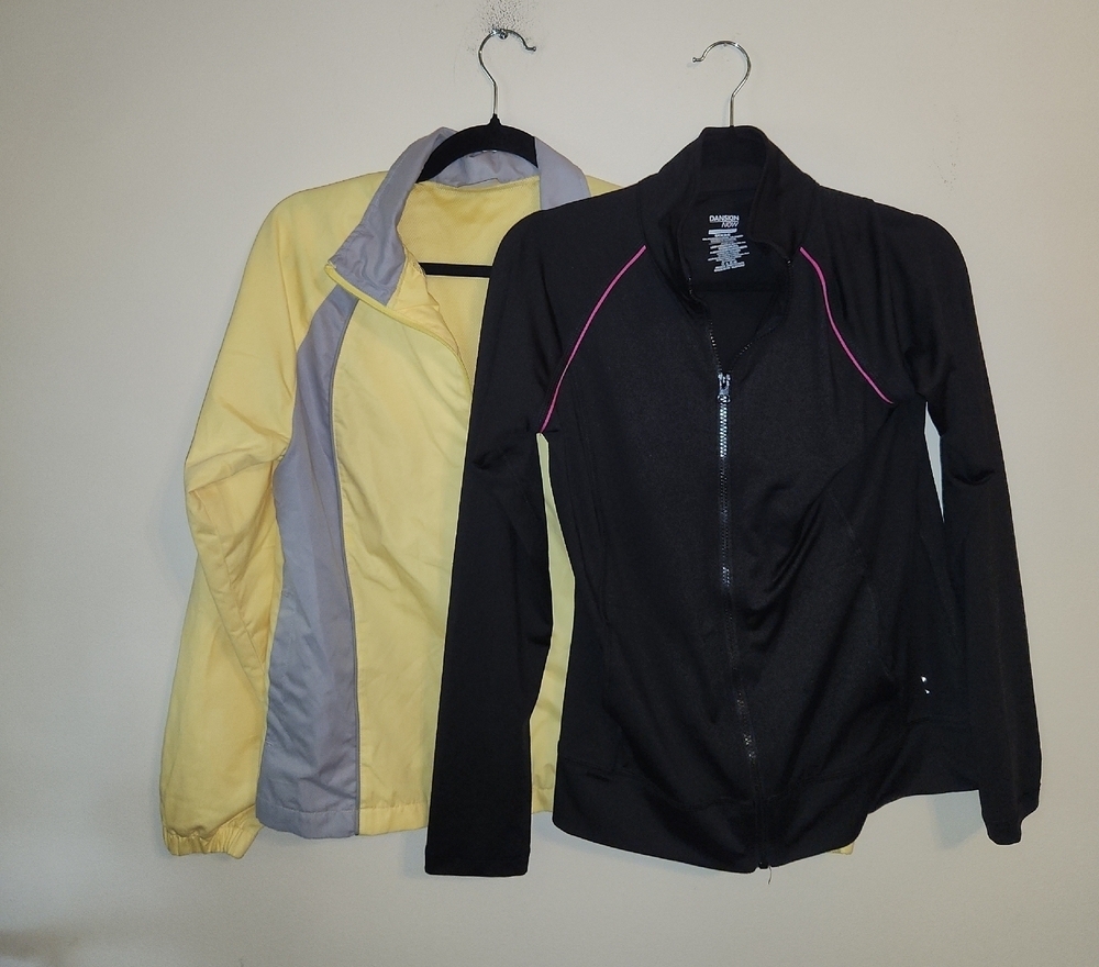 Danskin Now Yellow/Gray  & Black Jacket